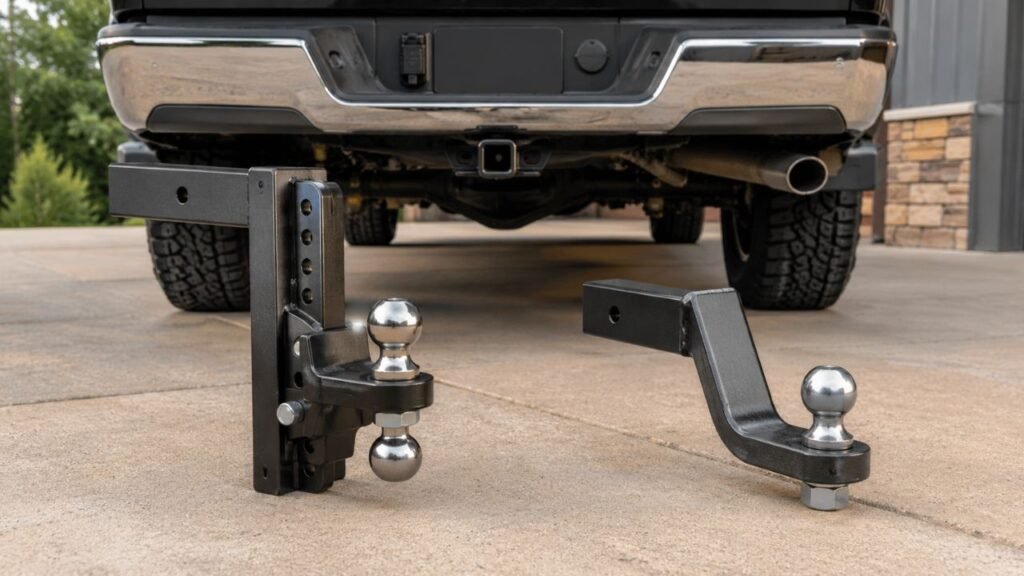 Adjustable Hitch vs Fixed Ball Mount